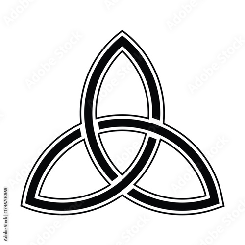 Celtic Trinity Knot, Triquetra Logo