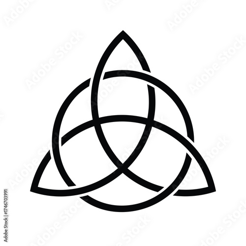 Celtic Trinity Knot, Triquetra Logo