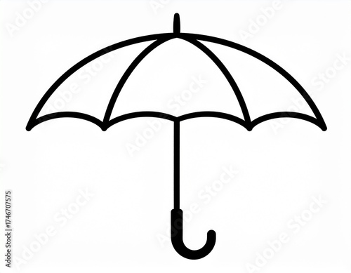 umbrella icon or logo isolated sign symbol vector illustration - high quality