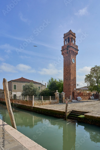 Murano Clock Tower by the Canal