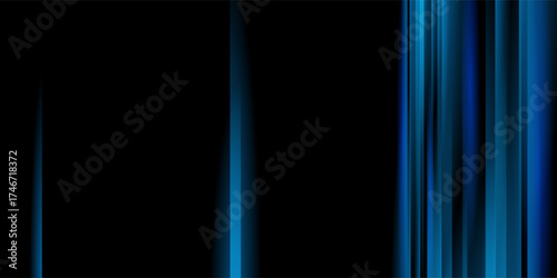  Digitally generated image of blue light and stripes moving fast
