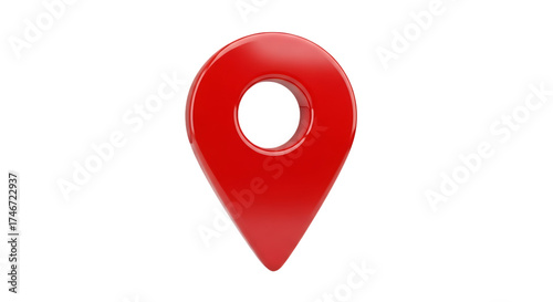 Shiny red gps pin icon symbol representing location and navigation technology Free Download Shiny red gps pin icon symbol representing location and navigation technology - GFXLoad