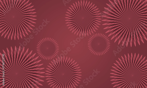 Luxury abstract peach color flower background design