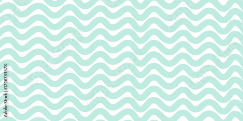 Wavy stripes seamless background. Thin hand drawn uneven waves vector pattern. Striped abstract template. Cute wavy streaks texture.