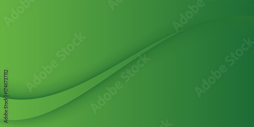 Abstract green wavy background. Vector EPS 10