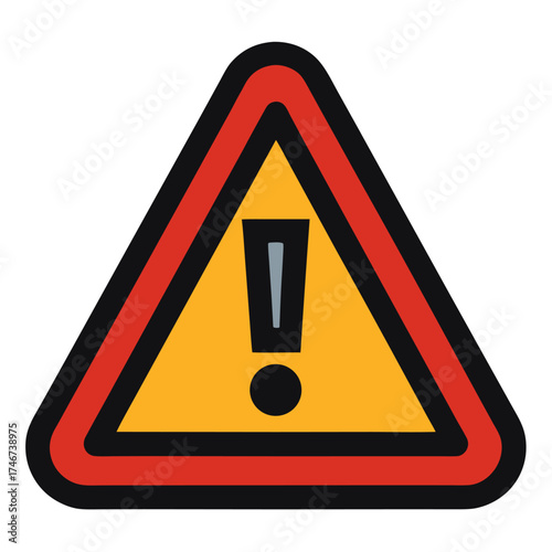 exclamation danger sign