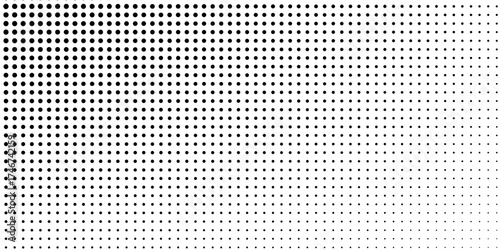 Background with monochrome dotted texture. Polka dot pattern template vector dots pattern
