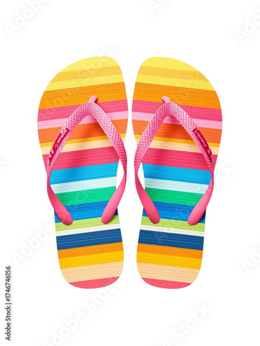 flip flops isolated on white background