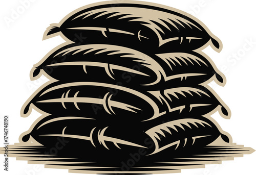 Agriculture and Farming Harvest Sack Graphic