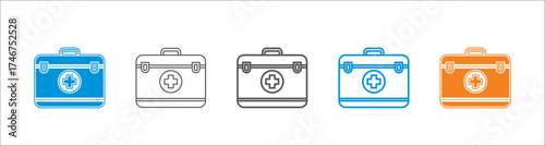 emergency Kit multiple style in different line thickness