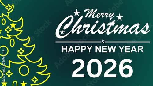 Merry Christmas 2026 new year 