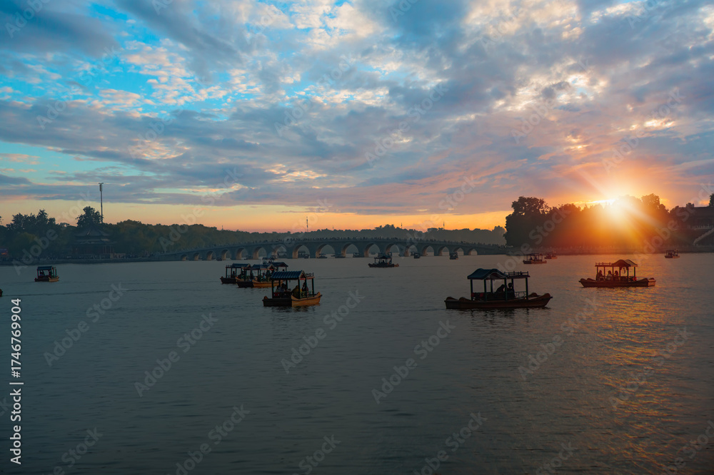 Naklejka premium The Imperial Summer palace in Beijing, China