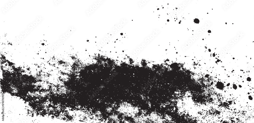Fototapeta premium Abstract texture dust particle and dust grainy scratches and stains grunge effect, old and grainy sketch abstract to Create Distressed overlay grunge texture vector illustration