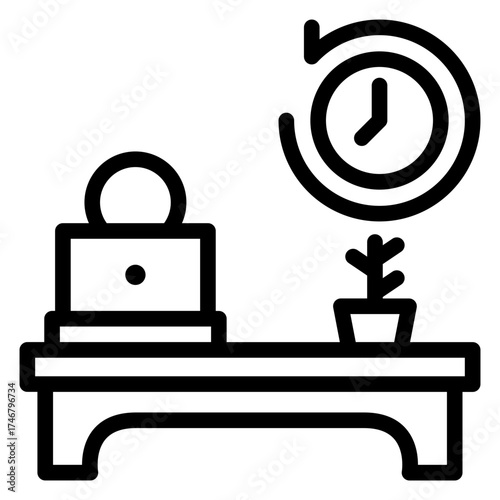 working hours icon