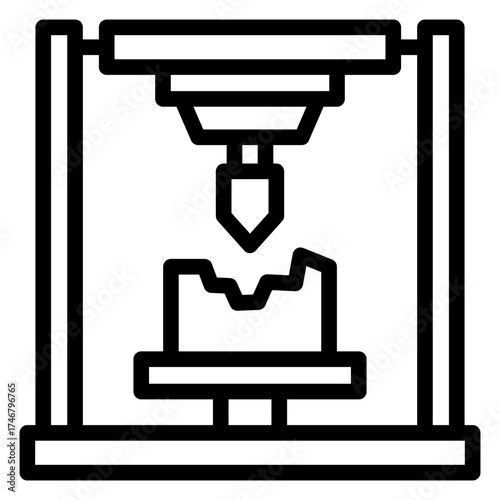 3D printer icon