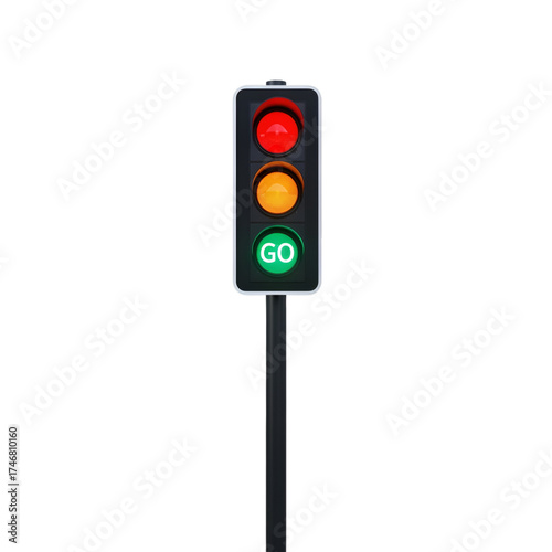 Traffic Light with Green 