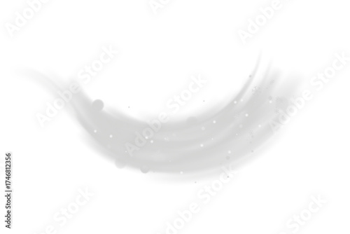 Cold winter wind texture. Holiday vector blizzard. Christmas effect of a cold blizzard. Vector PNG	
