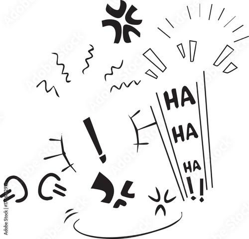 Comic Emotion & Action Symbol Vector – Expressive FX for Pop Art, Manga & Visual Storytelling