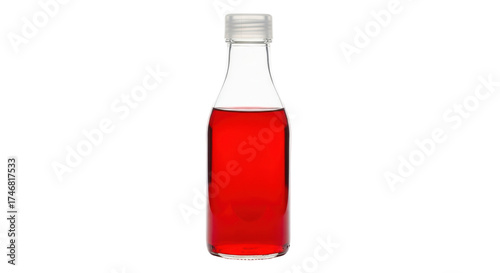Wallpaper Mural Isolated bottle of red liquid, food flavoring product for commercial kitchen use in cooking Torontodigital.ca