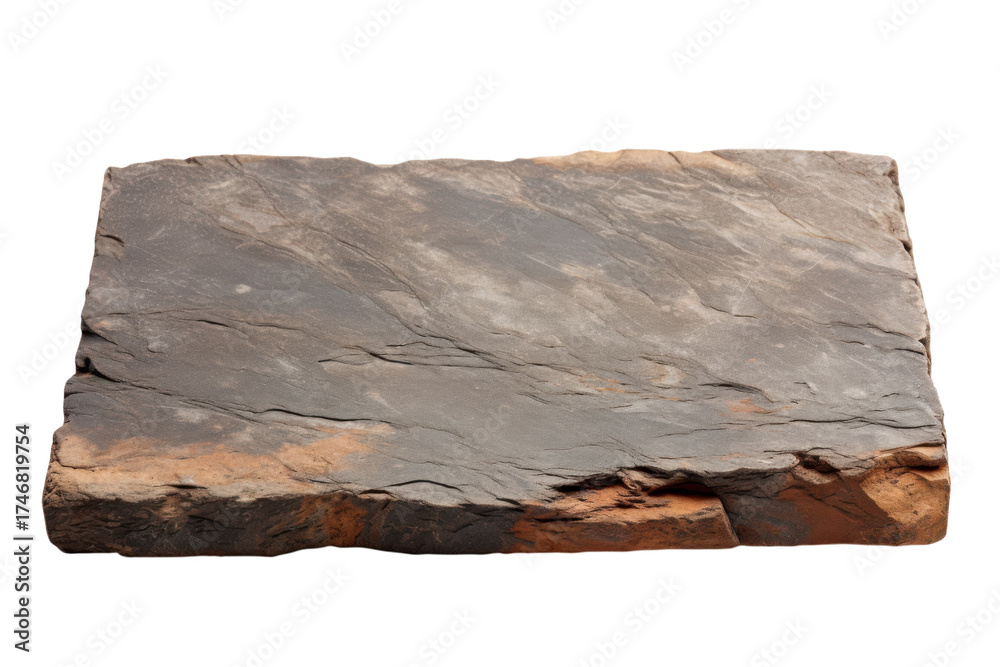 Fototapeta premium Rough slate stone slab with natural texture and color