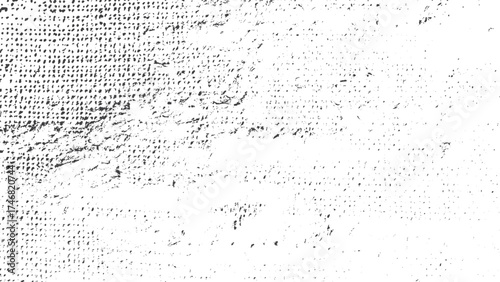 Vintage Fabric Texture Vector with Distressed Hand Drawn Crosshatch Pattern and Grunge Background
