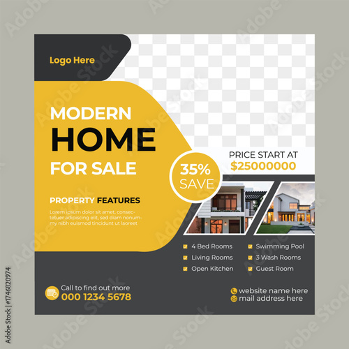 social media post design template