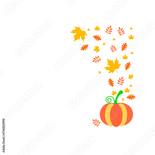 autumn background leaves pattern