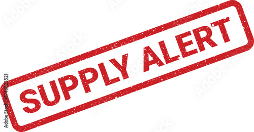 Imperative rectangular grunge texture rubber stamp mark with bold text indicating a critical warning or important alert for supplies