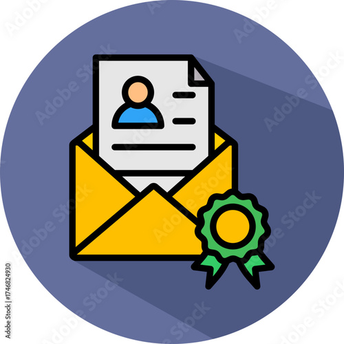 Letters Of Recommendation isometric icon