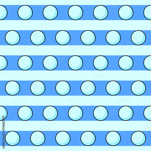 Cute cartoon christmas holiday seamless pattern with blue background for festive design inspiration