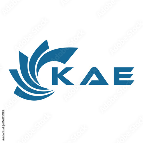 Free Download KAE letter design. KAE letter technology logo design. KAE Monogram logo design for an entrepreneur and business. - GFXLoad