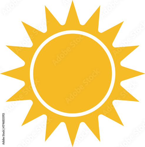 Abstract sunny weather tornado vector illustration for digital and print design