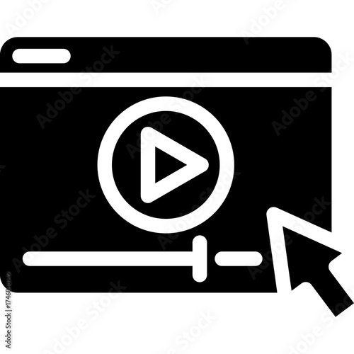 Cinema Set of Web Icons Movie and Film Icon Collection Containing Video Movie Theater 3D VR Popcorn Ticket Director Soundtrack and More