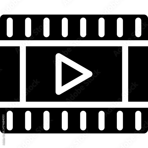 Cinema Set of Web Icons Movie and Film Icon Collection Containing Video Movie Theater 3D VR Popcorn Ticket Director Soundtrack and More