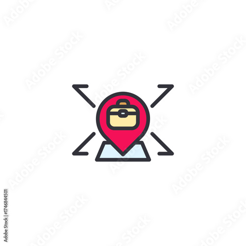 Rocket inside a speech bubble, symbolizing startup conversations, team communication, and idea exchange in creative business environments.