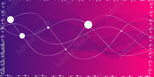Pink background with lines. Abstract colorful background with modern concept template illustration. Light blush pink fading into soft orange hues, giving a romantic and elegant feel. 