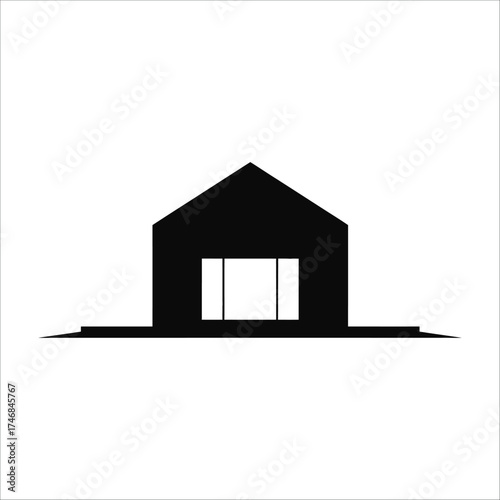 Modern and traditional house silhouette vector collection for architecture and design themes