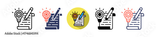 Innovative Project multiple icon