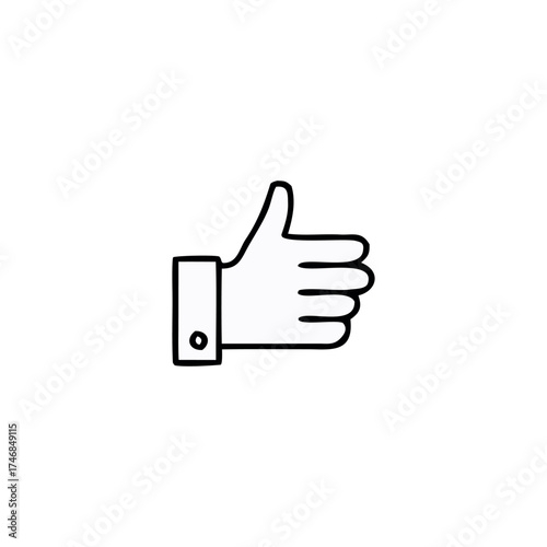 Outline Hand Gesture for Approval