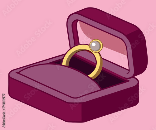 engagement ring art, jewelry box illustration, wedding ring wallpaper, romantic proposal art, beautiful ring design, diamond jewelry cartoon, love engagement vector, box ring artwork, couple love ring