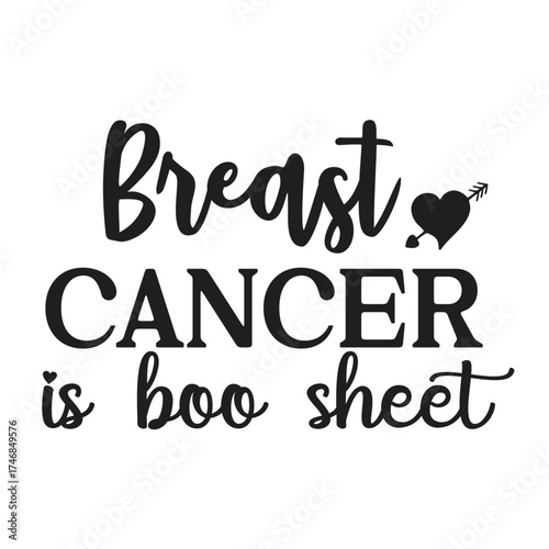 breast cancer is boo sheet