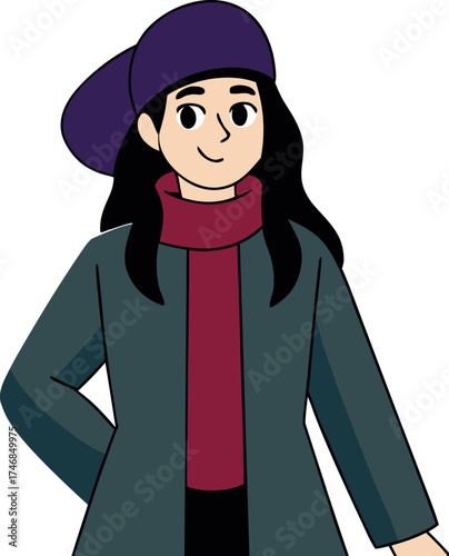 winter girls cartoon, cold weather illustration, friends winter art, cozy clothes wallpaper, happy girls winter, female friendship art, warm winter fashion, ladies outdoors cold, friendship cartoon gi