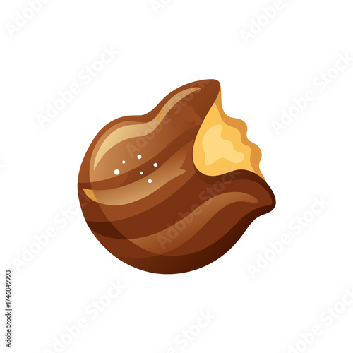 chocolate covered potato chip  wavy  with sea salt