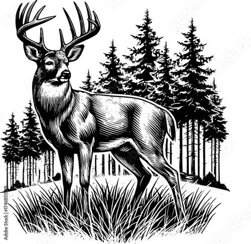 Deer hunting svg, buck svg,Whitetail buck  SVG,hunting SVG