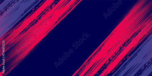 Pink halftone on white background navy. Vector grunge orange glitter abstract natural