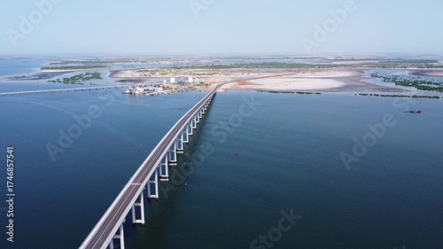 Wallpaper Mural Sheikh jaber alahmad alsabah causeway stretching across kuwait bay waters Torontodigital.ca