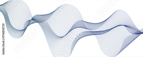 Abstract porple wavy lines background. Modern colorful wavy stylized blend liens. Futuristic technology concept. Vector illustration vector lines wave.Digital frequency track equalizer.
