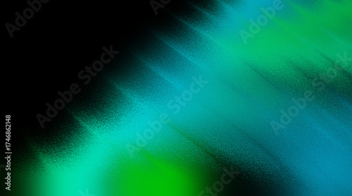 Abstract Gradient Texture with Green, Teal, and Black Hues, Textured Background