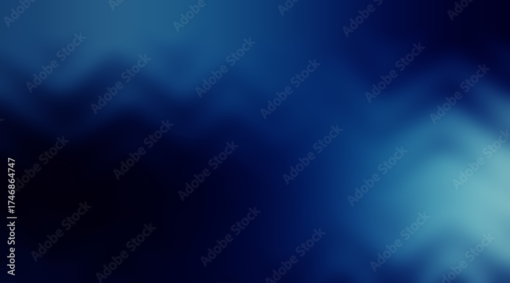 Fototapeta premium Abstract Navy Blue Gradient Background with Blur Effect and Dark Undertones