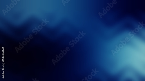 Abstract Navy Blue Gradient Background with Blur Effect and Dark Undertones